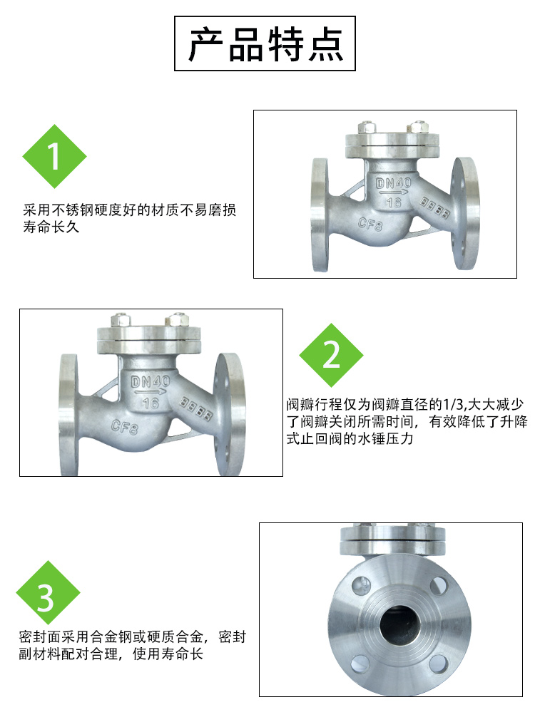 不銹鋼止回閥 不銹鋼止回閥
